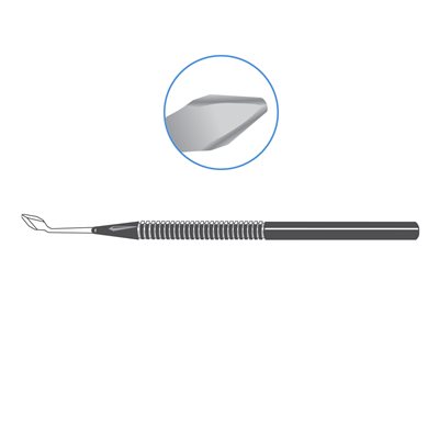 EdgeAhead Intraocular (IOL) Knife - 3.5 mm, angled 40 degrees, bevel u